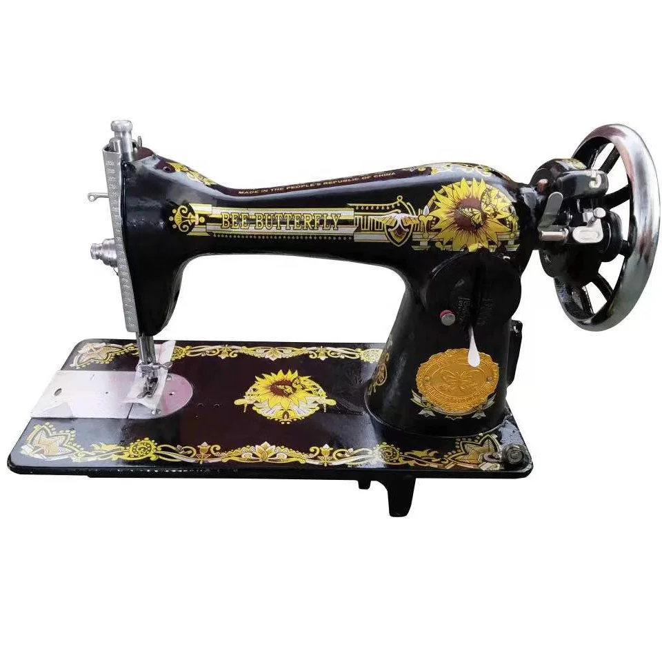 High Quality Vintage Old Style Household Sewing Machine Manual Sewing Machine with Bee Butterfly brand