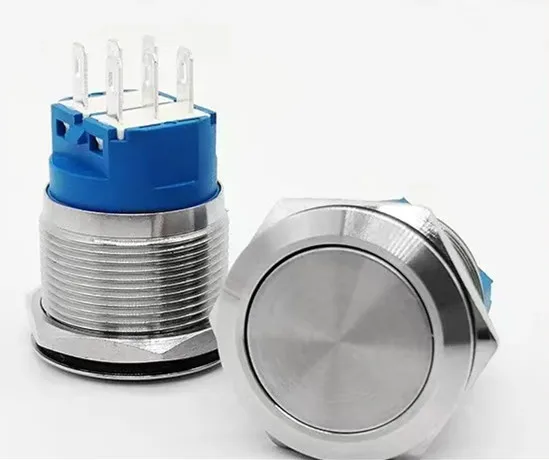 22mm  on off waterproof push button oven switch   with LED light Latching