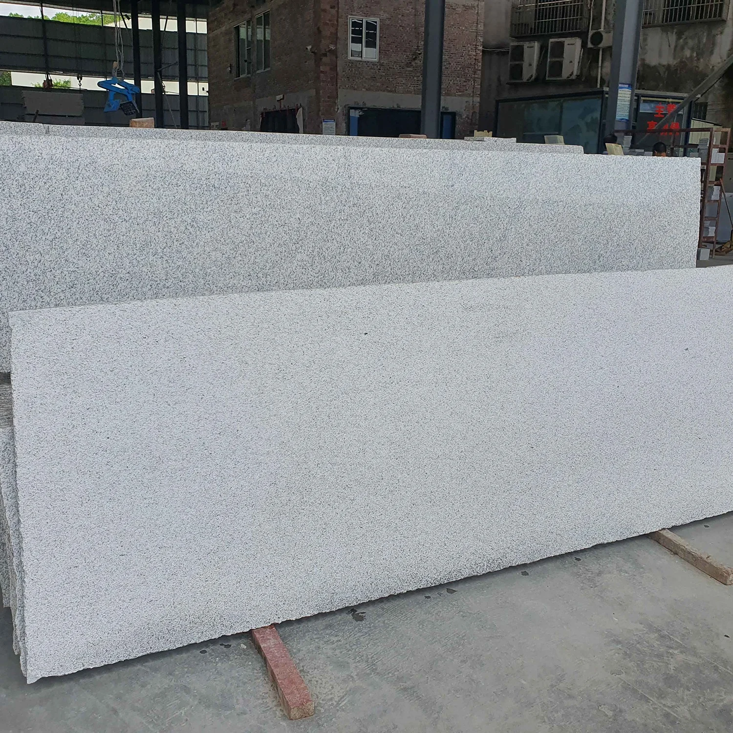 BOTON STONE Chinese Polished Natural Paving Stone Wall Slabs Kitchen Countertop White Granite Tile Floor