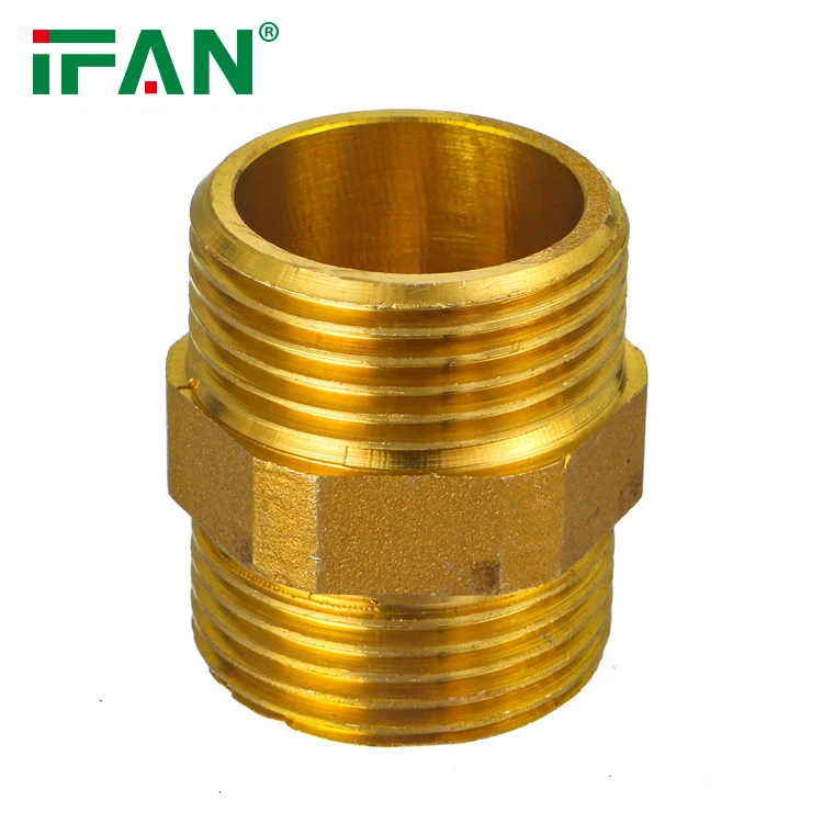 Медные фитинги IFAN 1-1/2 дюйма для труб соска резьбовые латунные