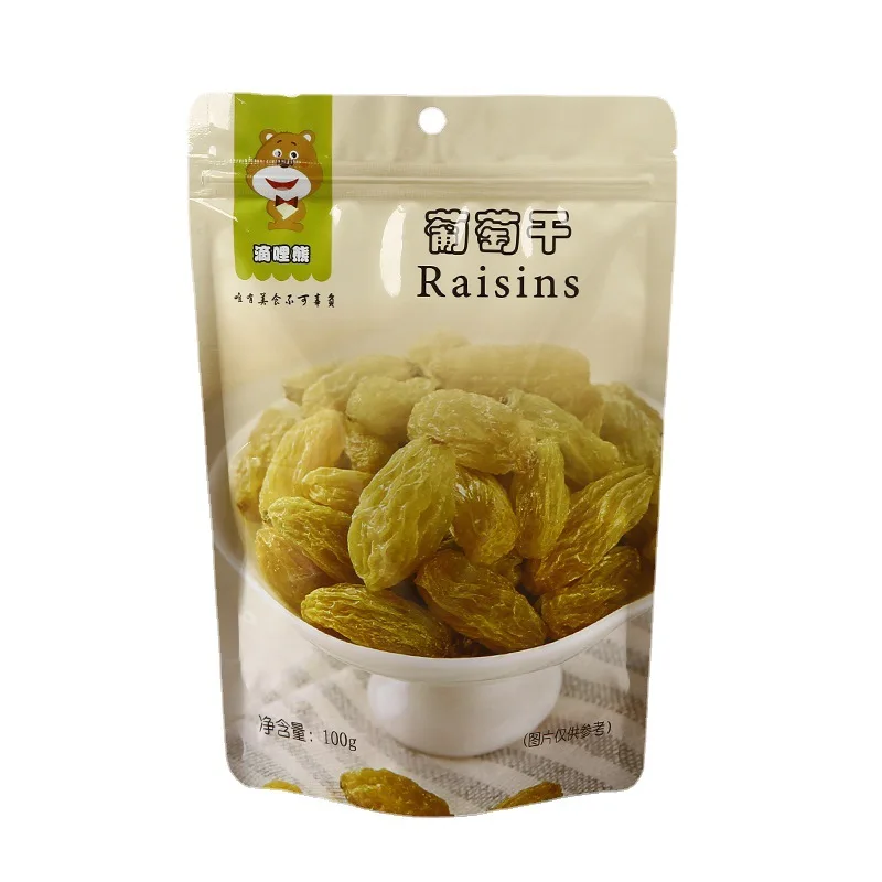 Stand Up Pouch Dried Fruit Vegetable Zipper Packaging Plastic Bag With Zipper For Food Packaging