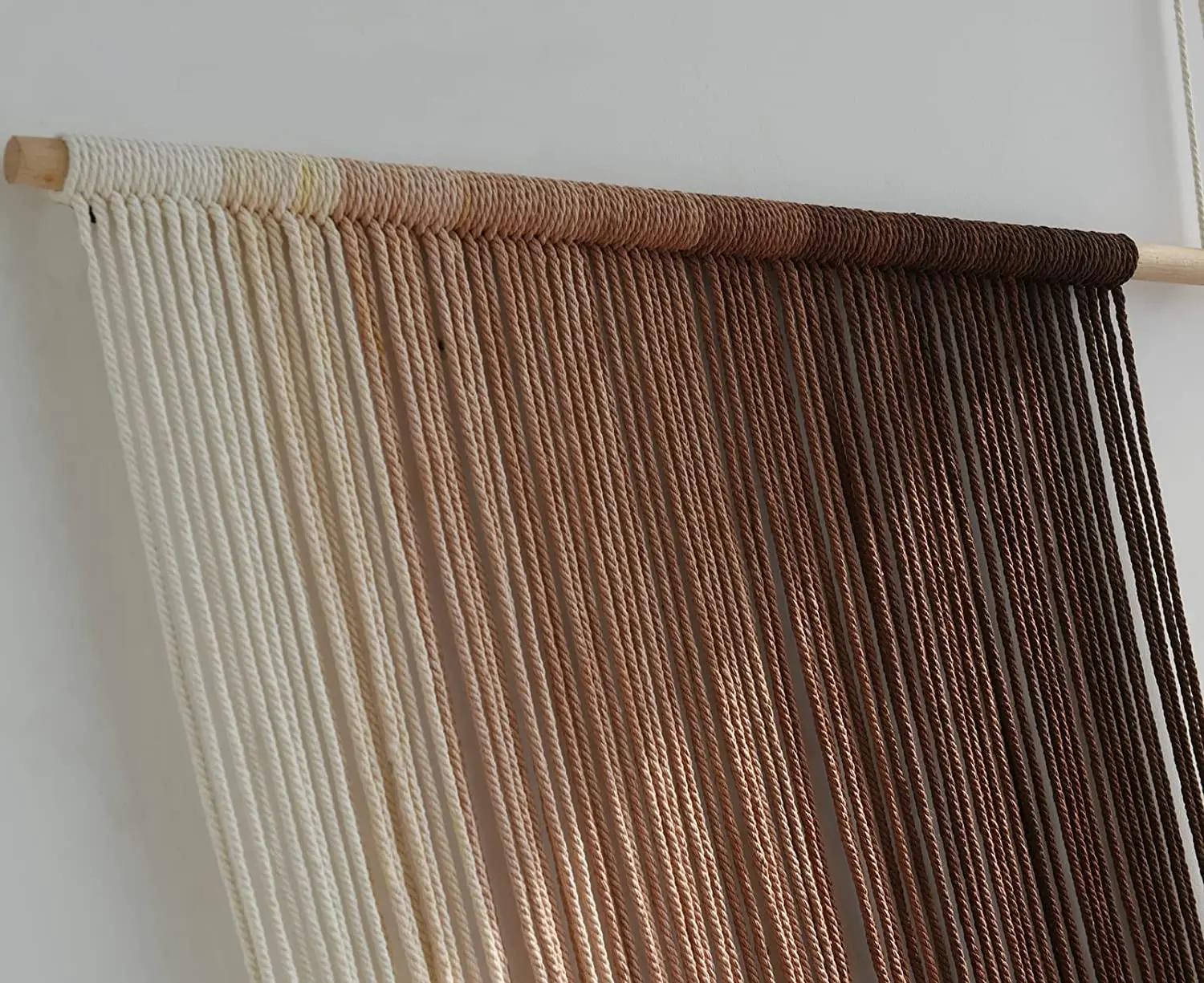 Tie-Dye Macrame Wall Hanging Large Bohemian Yarn Tapestry Wall Decor