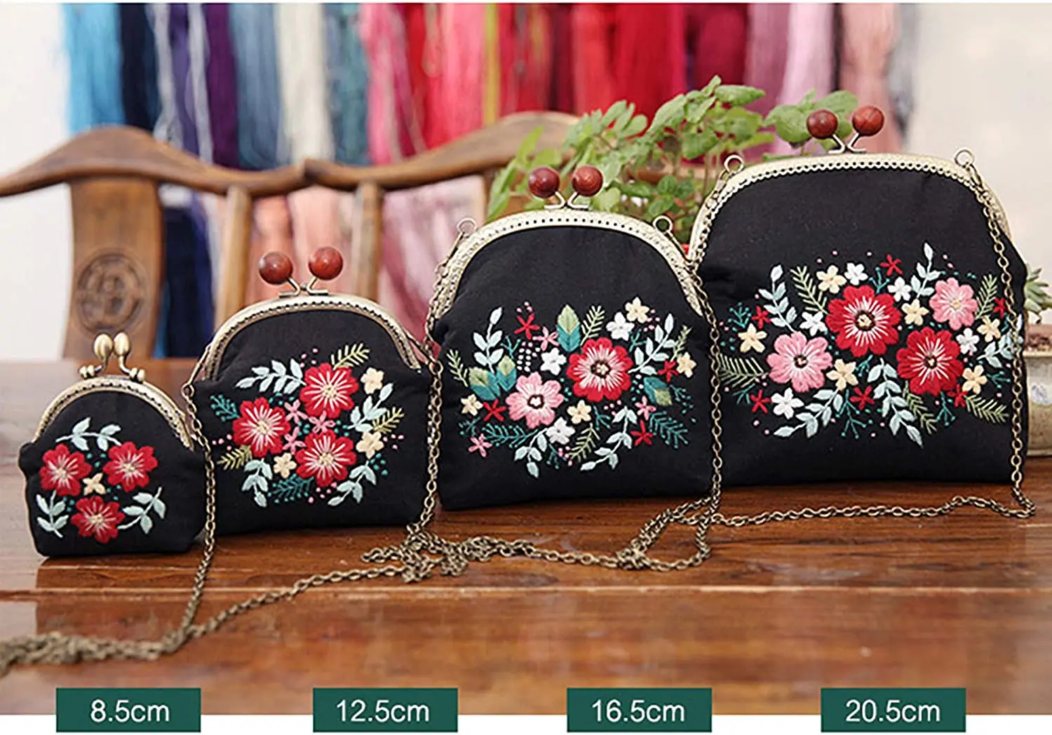 Набор для вышивания крестом начинающих рукоделие Китайский сумка-кошелек