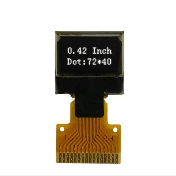 Прозрачный монохромный OLED-модуль 96x16 с ЖК-дисплеем 0,69 дюйма