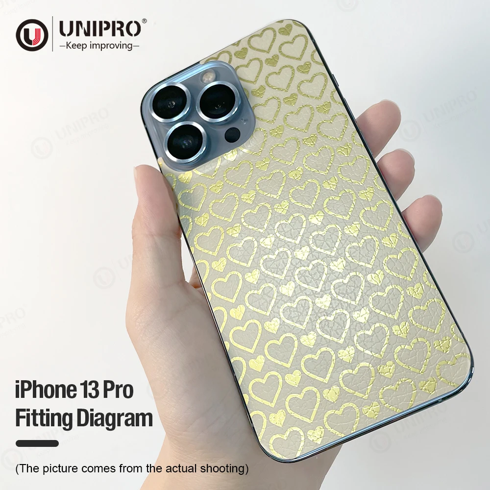 180mm*120mm Golden Leather Pattern TPU Hydrogel Back Sticker Protector Film Raw Material For Cutting Machine