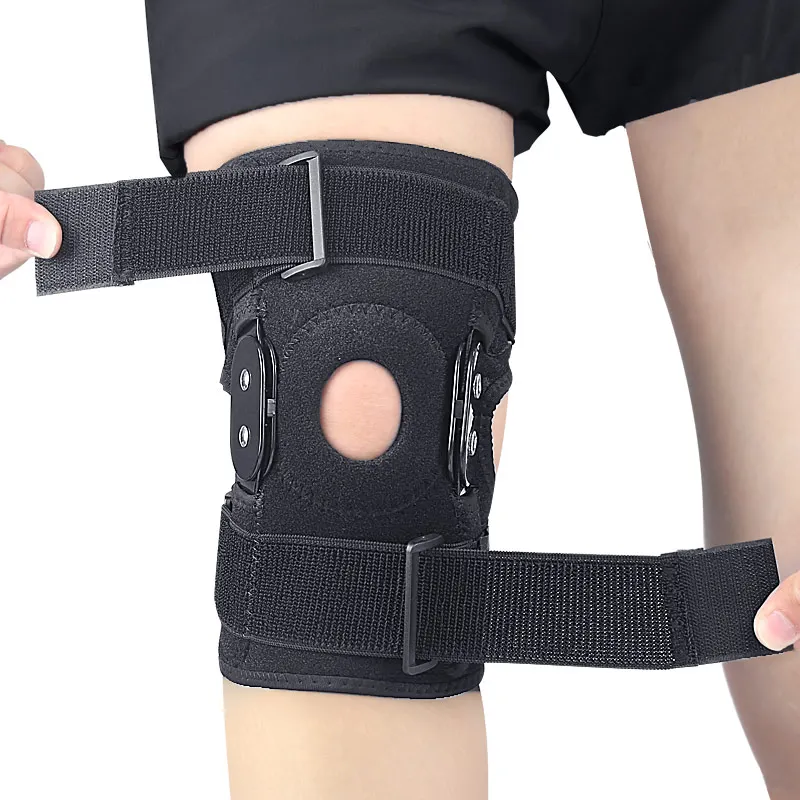 Fitness Sports Knee Sleeve High Stretch Mesh Adjustable Patella Strap Knee Support Knee Brace