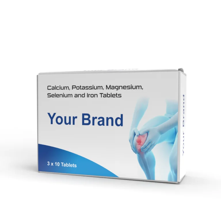 Direct Factory Supply Calcium Potassium Magnesium  and Iron Tablets for Good Health Healthcare Supplement for Export