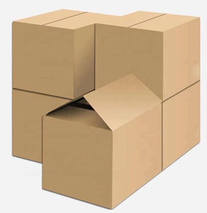 Buy large corrugated cardboard paper packing small carton packaging storage boxes for moving