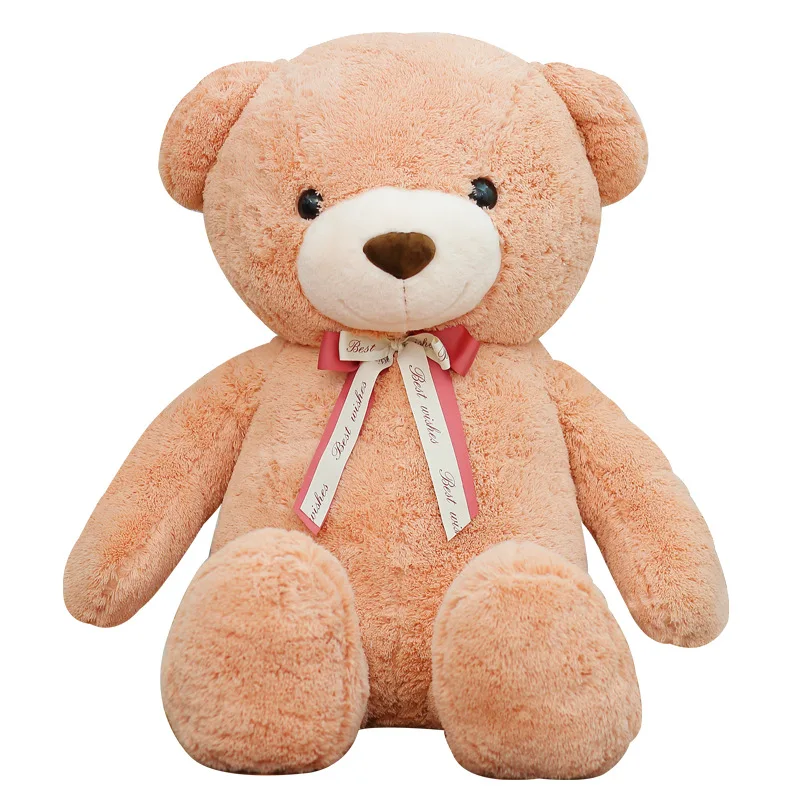Wholesale giant red pink brown Teddy Bears Plush Toys Big Size Bear Doll Gifts For girls Birthday Stuffed Animals soft toy skin