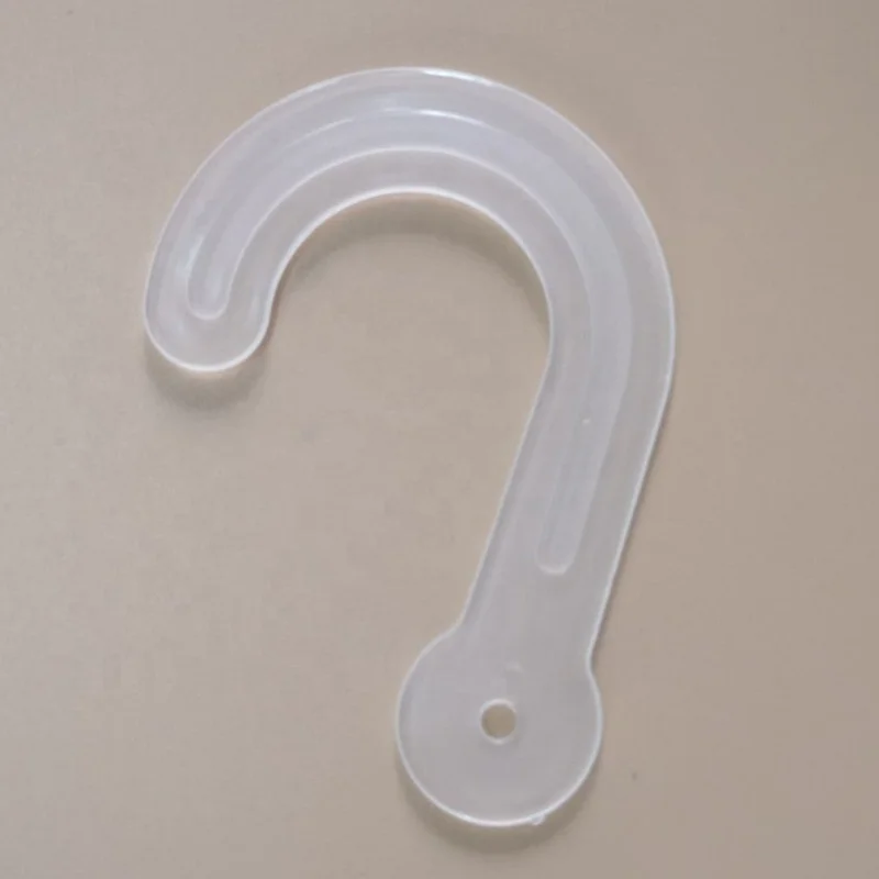 Custom Color Plastic Hanger Hook Supermarket Display Sock Packing Snap Hook For Clothing