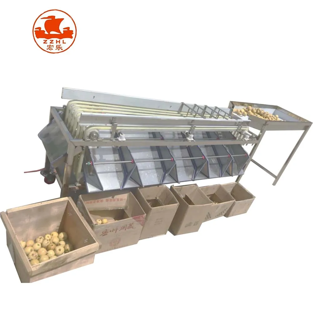 Automatic Fruit and Carrot Onion Potato Grading Machine Vegetable Sorting Machine