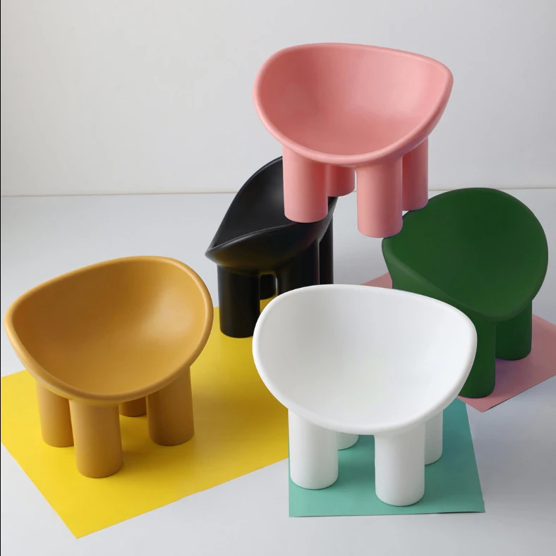 Customized fashion type living room velvet white OEM rotomolding plastic chair