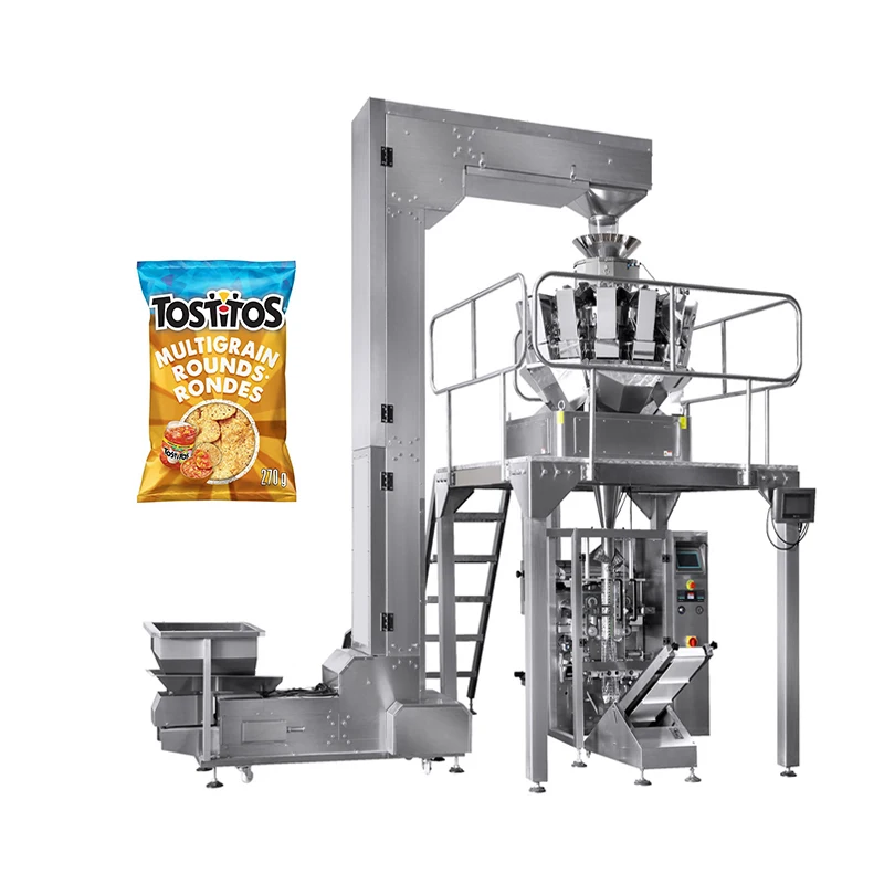 Competitive Price Automatic 30g 50g 80g Pouch Granulated Grain Tortilla Chips filling Packing Machine