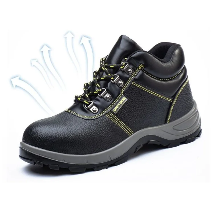 Мужские водонепроницаемые ботинки из коровьей кожи со стальным носком