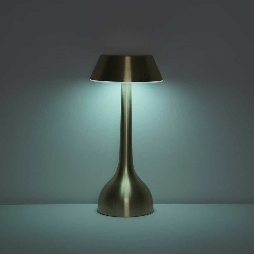 ODM/OEM Table Lamp Decorative Factory Wholesale Stainless Steel Led Night Light Remote Control Dimmable Magnetic Safety Charging
