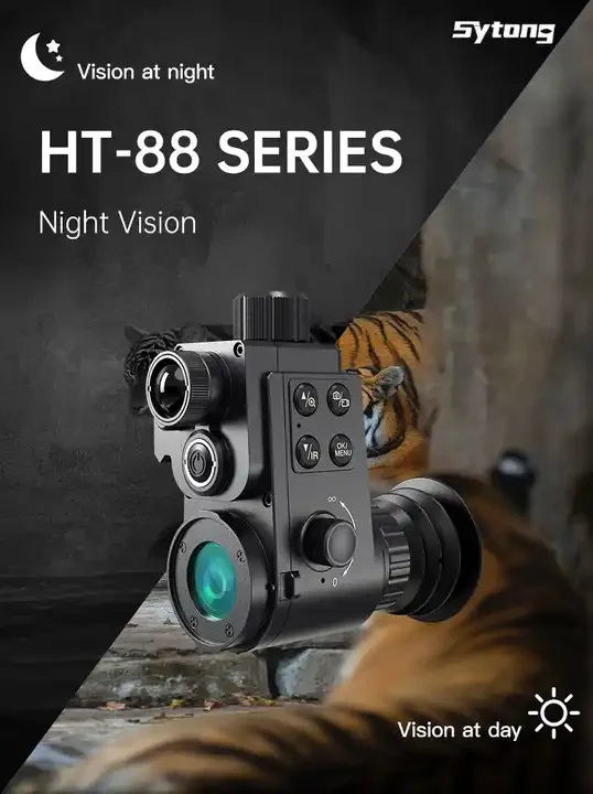 Outdoor Sytong HT-88 Night Vision Clear Image Night Vision Click On Scopes Hunting Waterproof Optics for sports