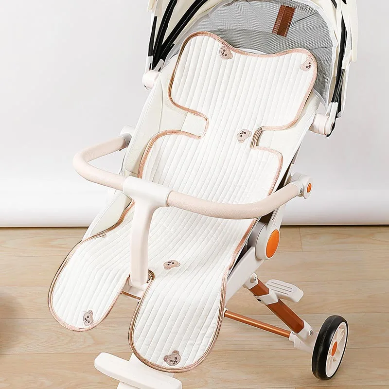 Baby Autumn Multi-functional Cotton Super Soft Stroller Cushion With Embroidery