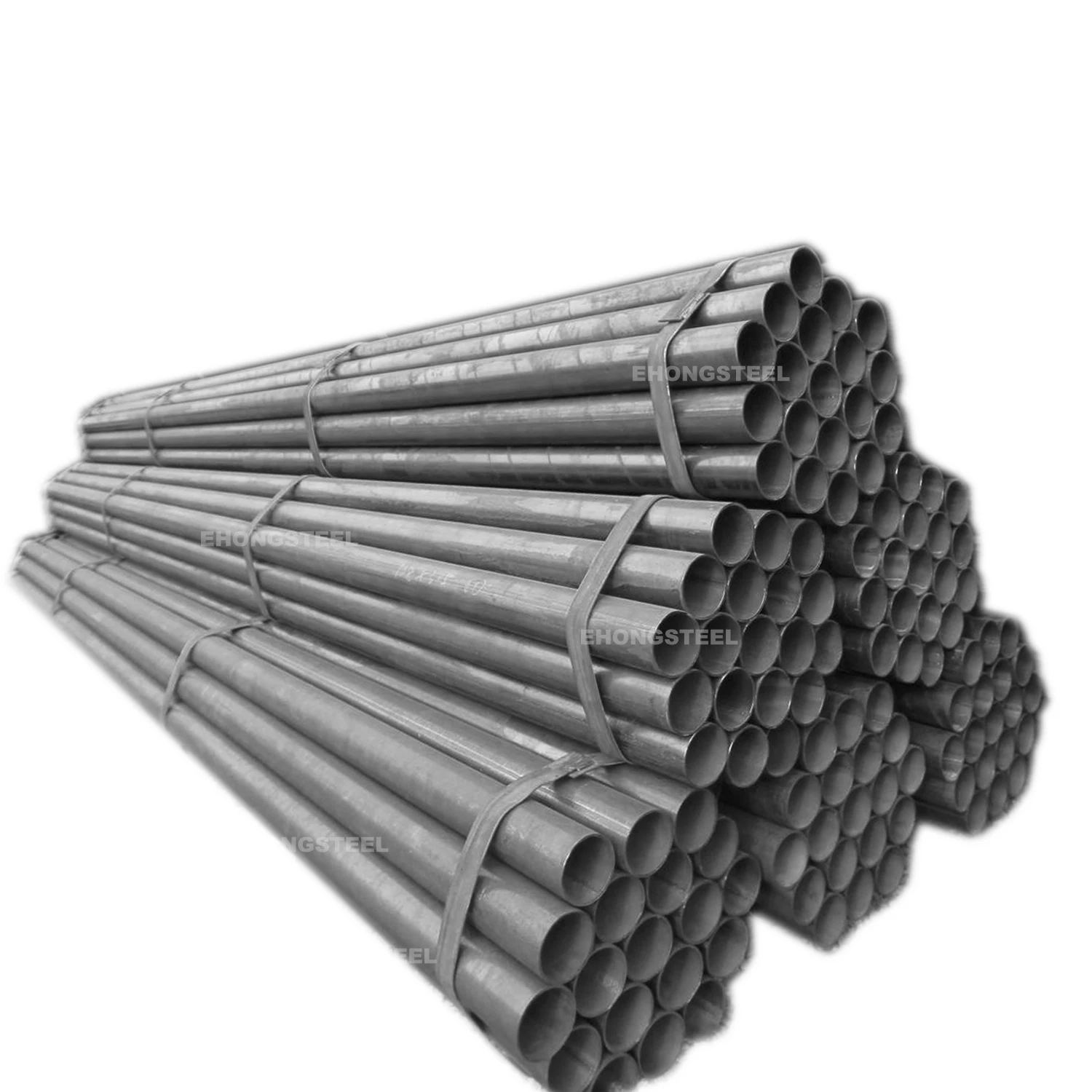 ASTM A53 Gr. B ERW schedule 40 black ms carbon steel pipe used for oil and gas pipeline