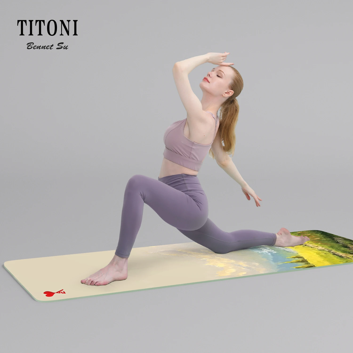 TITONI Premium Polyurethane Natural Rubber Gym Mat Perfect Performance with Strong Grip Custom Logo for Pilates-Online Sale