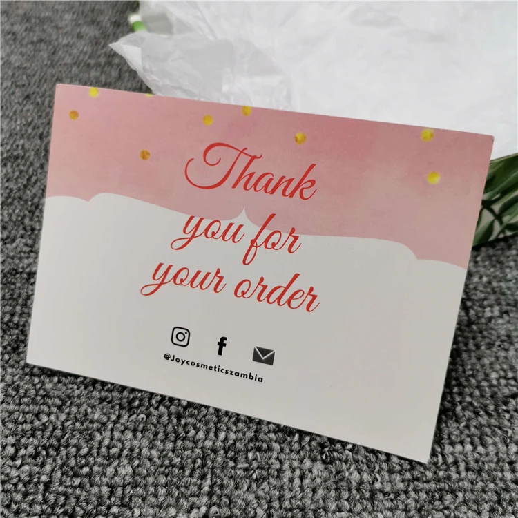 Wholesale Custom Logo Sample Blank Design Wedding Greeting Thank You Gift