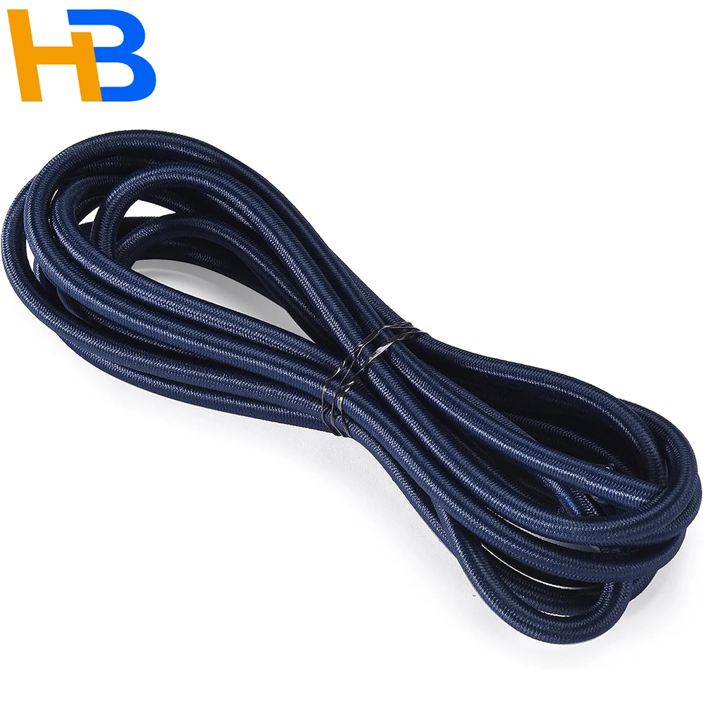 Эластичный шнур для банджи Каяка стрейч-веревка черные ударные шнуры