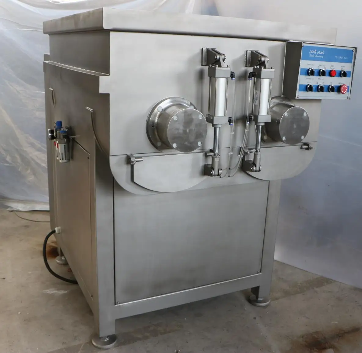 ZJB650 SUS304 Stainless steel cheaper vacuum mixer for meat sausage free shipping