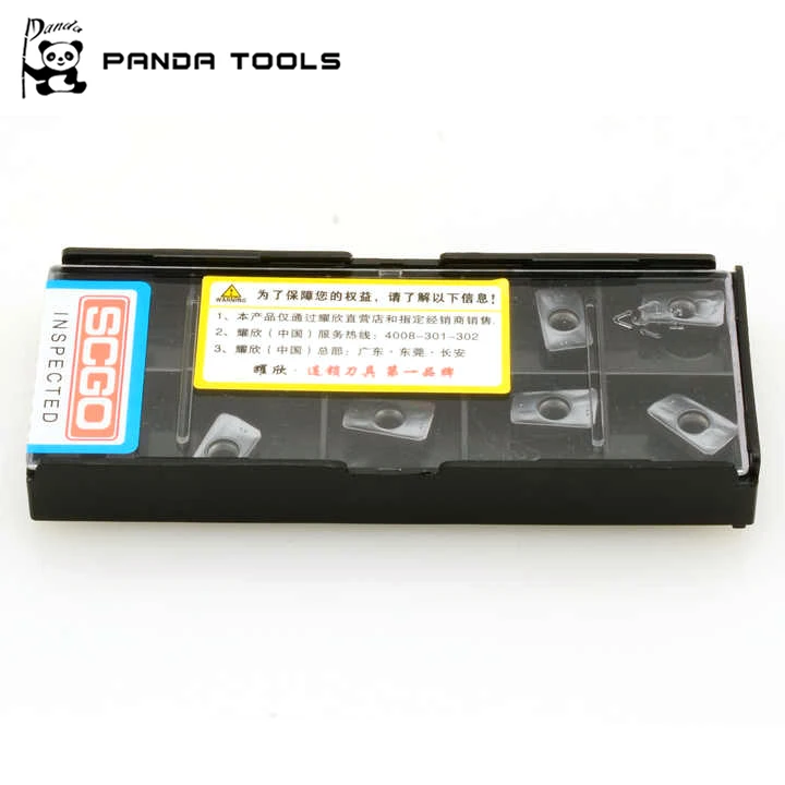 High Quality SCGO u Drill CNC tungsten carbide indexable inserts WCMX050308 for stainless steel SUS304 303