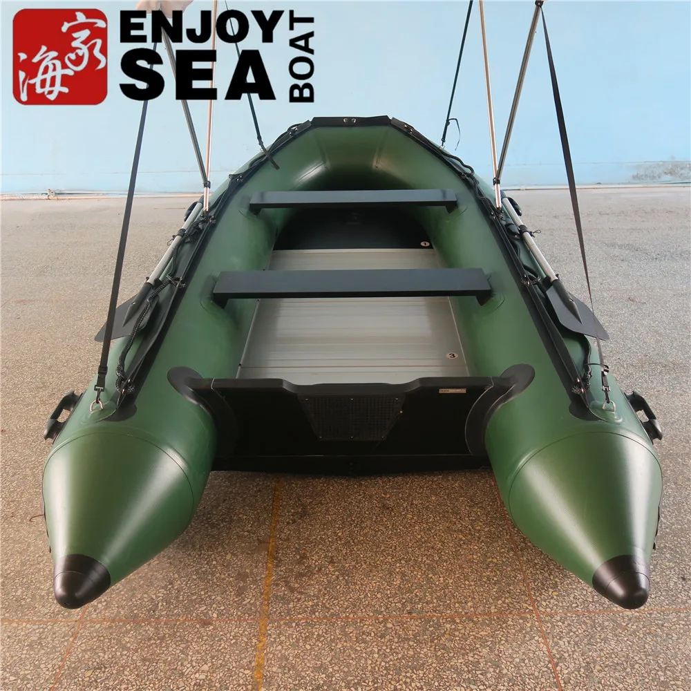 CE 3.3 meters 11ft marine inflatable pvc boat rowing boats for sale