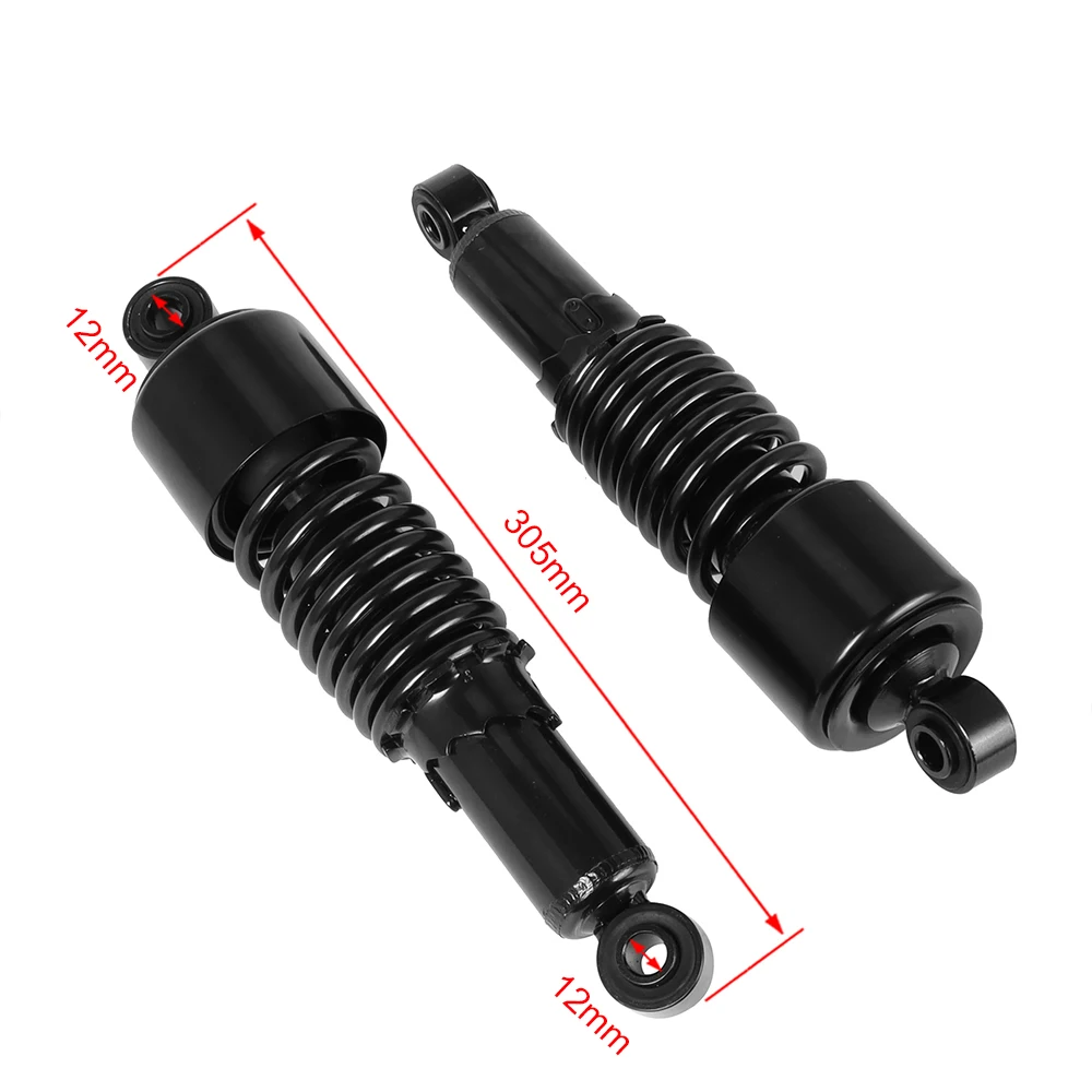 Adjustable Shock Spring for Harley Sportster XL1200 883 Touring Road King FLHR Dyna Motorcycle 267mm Rear Shock Absorber