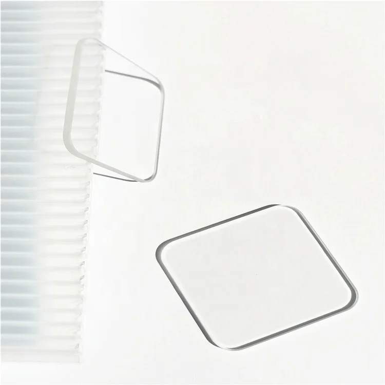 90% high transmission UV pass ZJB380 WG375 380nm transparent clear glass filter
