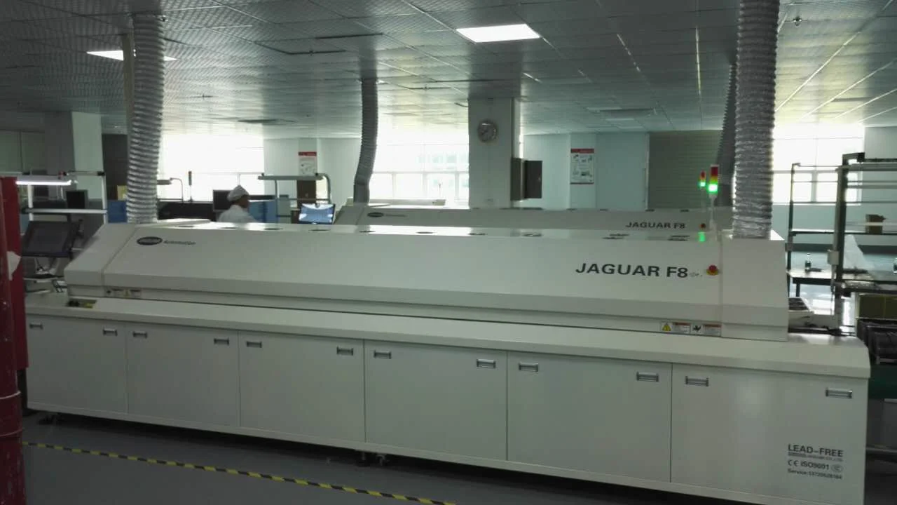 Hot sale  F8-1200 Large eight temperature zone lead-free hot air SMT reflow soldering machine for SMT production line