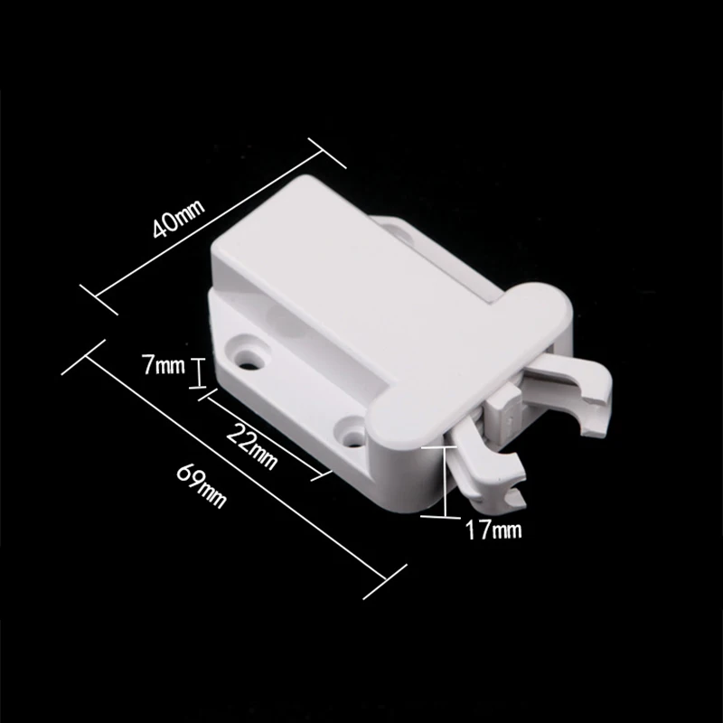 Jinrongda Self-locking Invisible Push Open Cabinet Hardware Wardrobe Door Rebound Device Home Outdoor Durable Contemporary