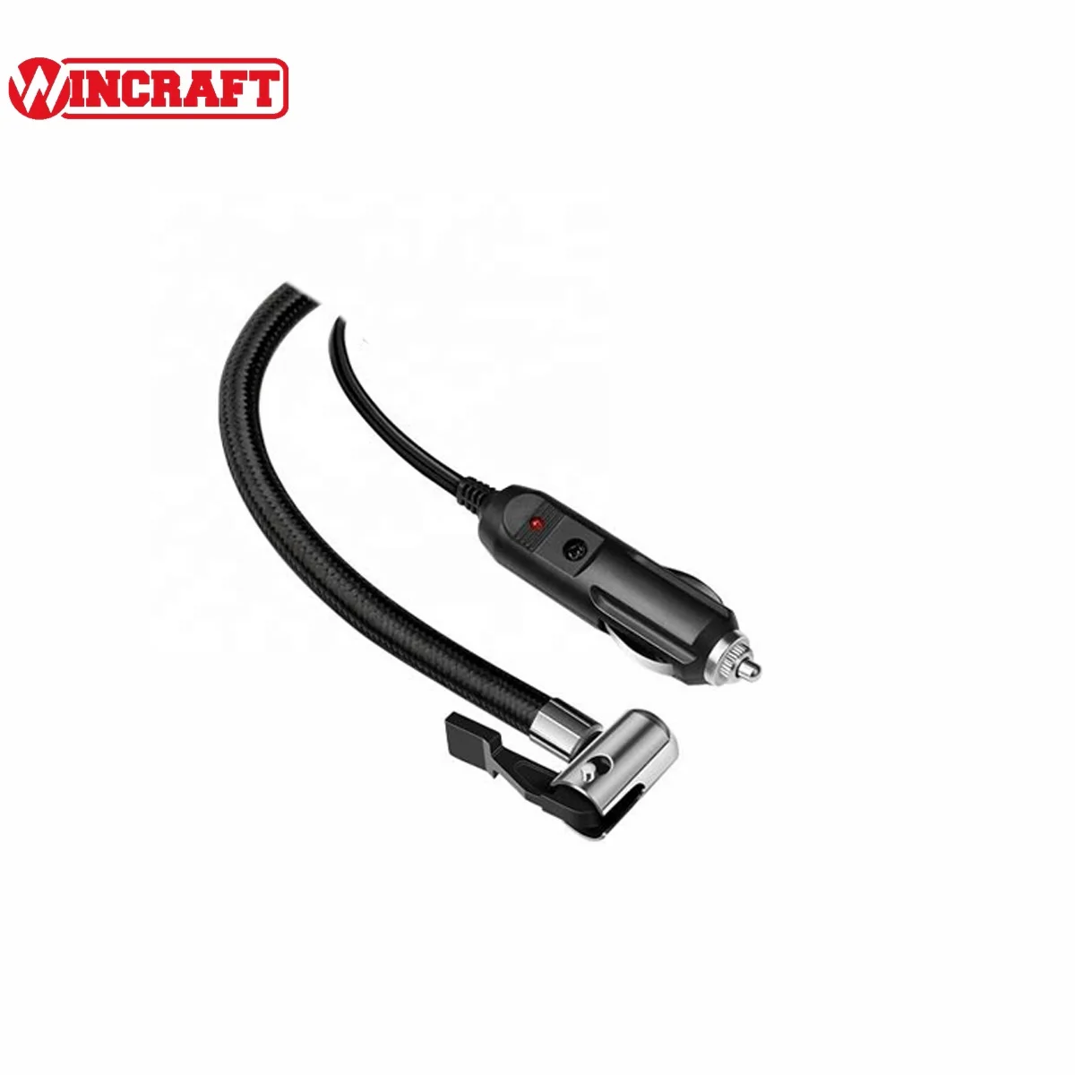 12V Foldable Handle & Quick Inflation Tyre Inflator Portable Air Compressor 140PSI 12V DC 22mm Cylinders Air Pump Tire Inflator