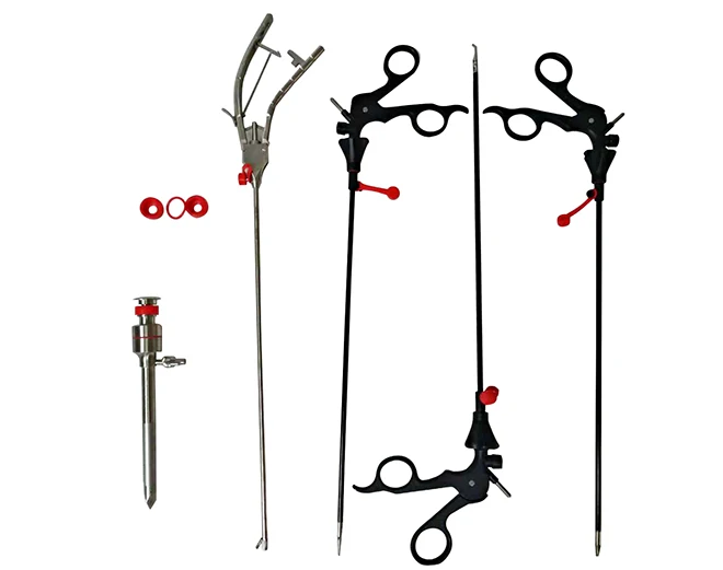 Медицинская камера-эндоскоп с лапароскопическими операционными инструментами