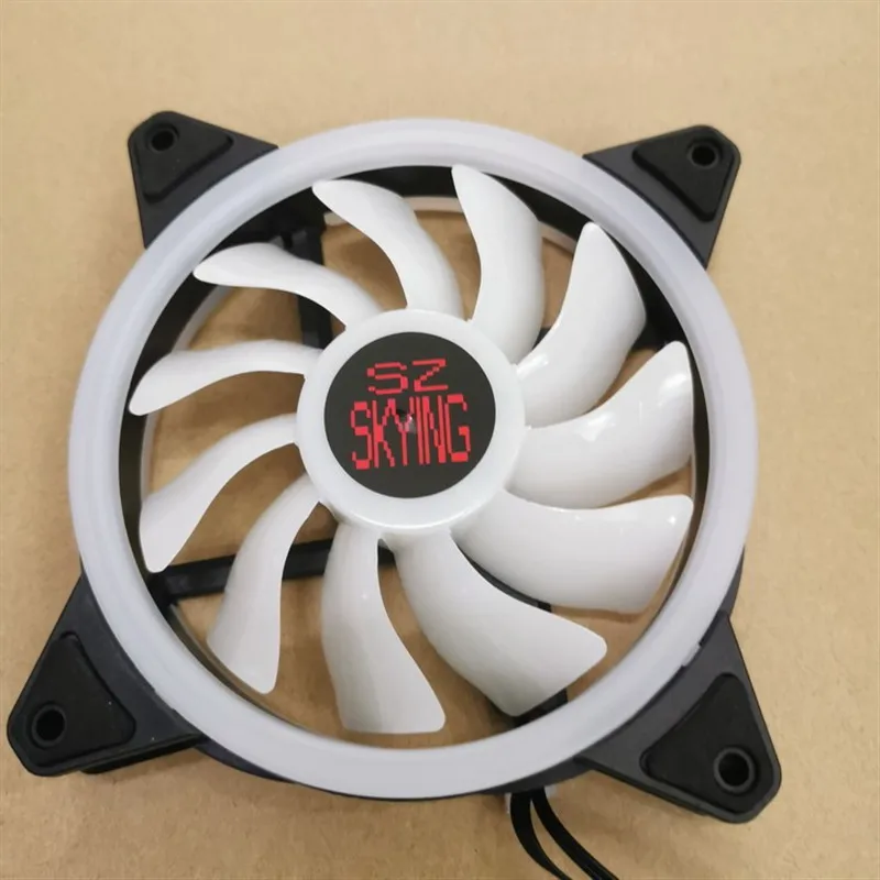 Hot Sale Water Cooling Fan 120mm 12v 6 Pins Fan for Computer Case Fluid Bearing Computer Cooler