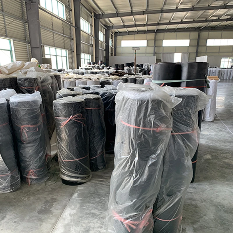 Non-skid  Anti-Slip Black Wide Ribbed Rubber Mats Flooring  Mats