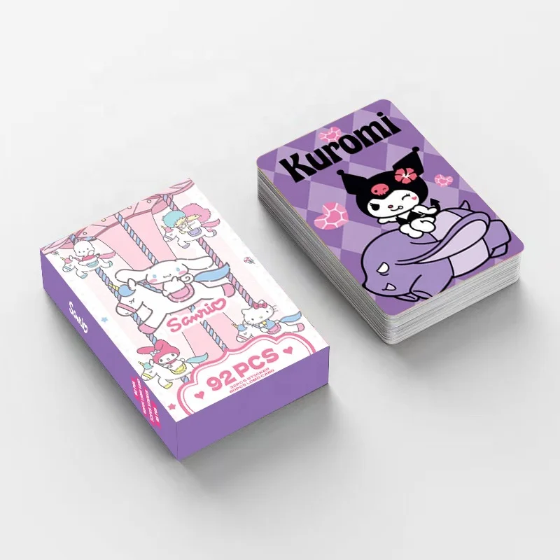 Коллекция карт YUWEI HD двухсторонняя LOMO Card мультяшная аниме окружающая коробочка оптом 92 шт бумажная искусственная открытка