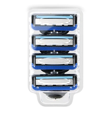 Система бритья с 5 лезвиями, бритва с металлической ручкой и заменяемым картриджем, Лидер продаж, Amazon для мужчин