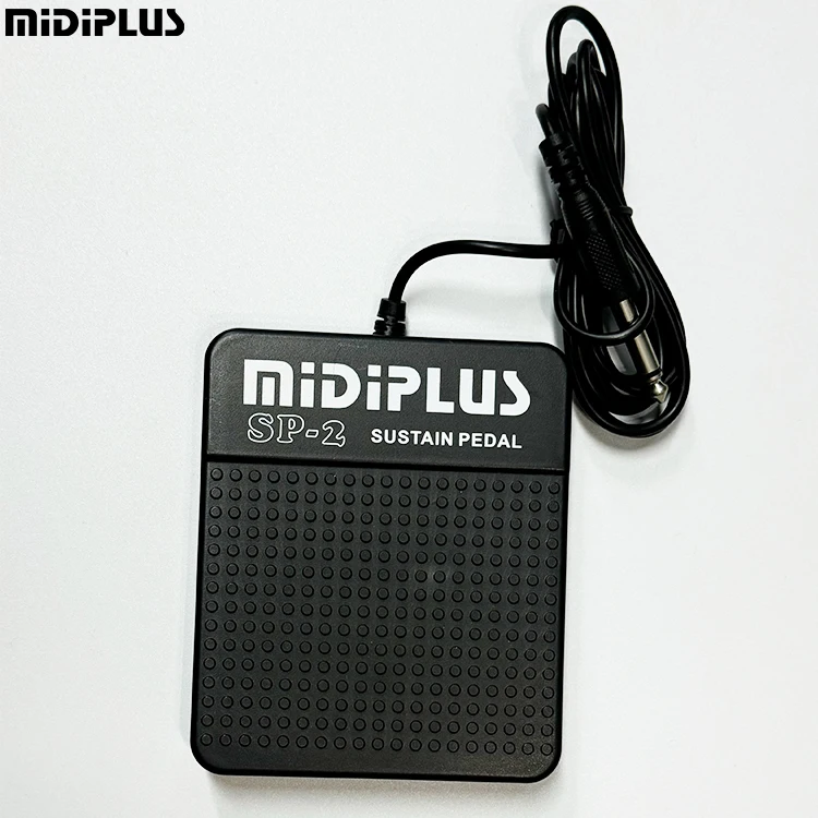 MIDIPLUS SP2 High-Quality Sustain Pedal Sensitive Damper Plug Universal Piano Pedals Synthesizers for Electronic Instruments