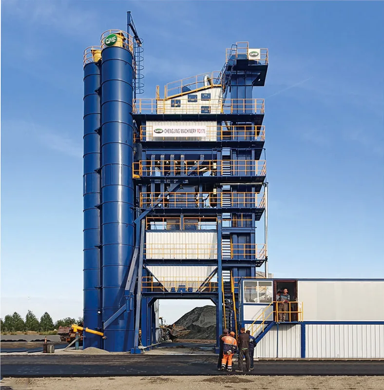 160 TPH New Condition Compulsory Asphalt Batching Plants with Bitumen Tanks