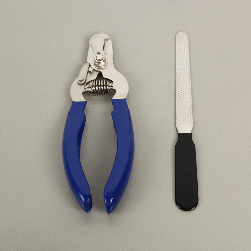 Saiji multifunction animal paw scissors new design cat toenail file stainless steel pet dogs clipper for sale