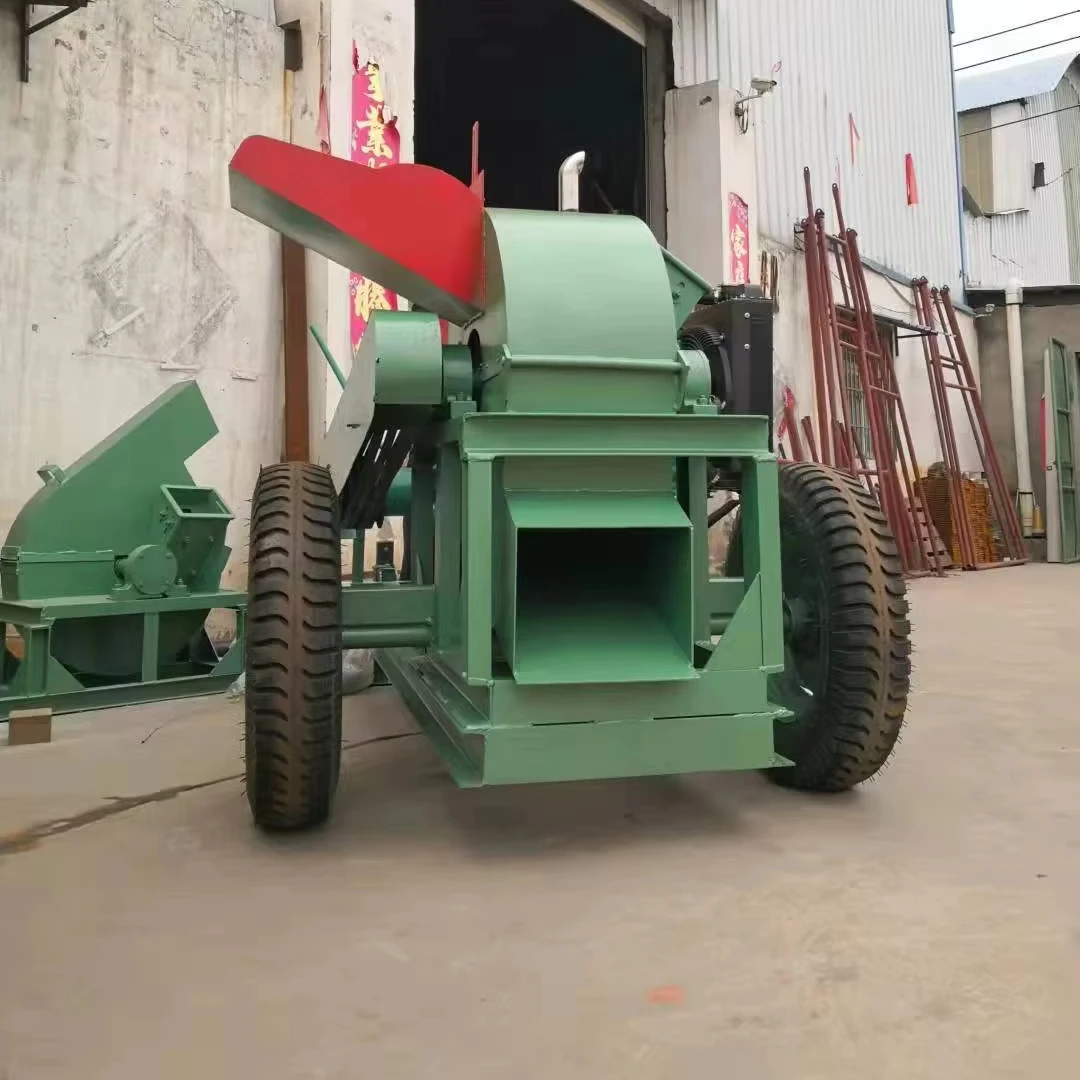 Factory Price New Condition Core Component Motor 1-20 TON/H Wood Chipper Crusher Machine Electric Diesel Engine Home Use Retail