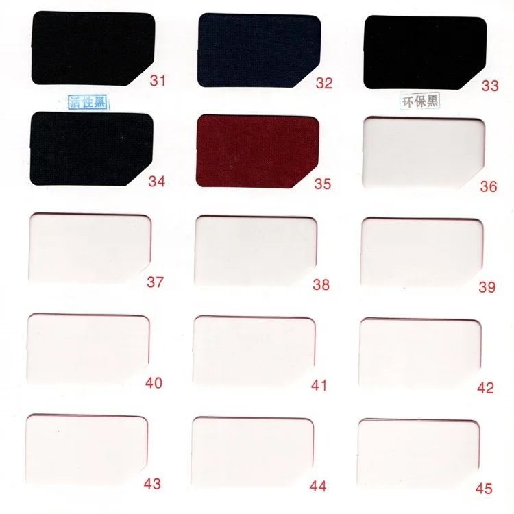 Plain Dyed Multiple Color Options  Jersey  Polyester Cotton Interlock Knitted Fabric