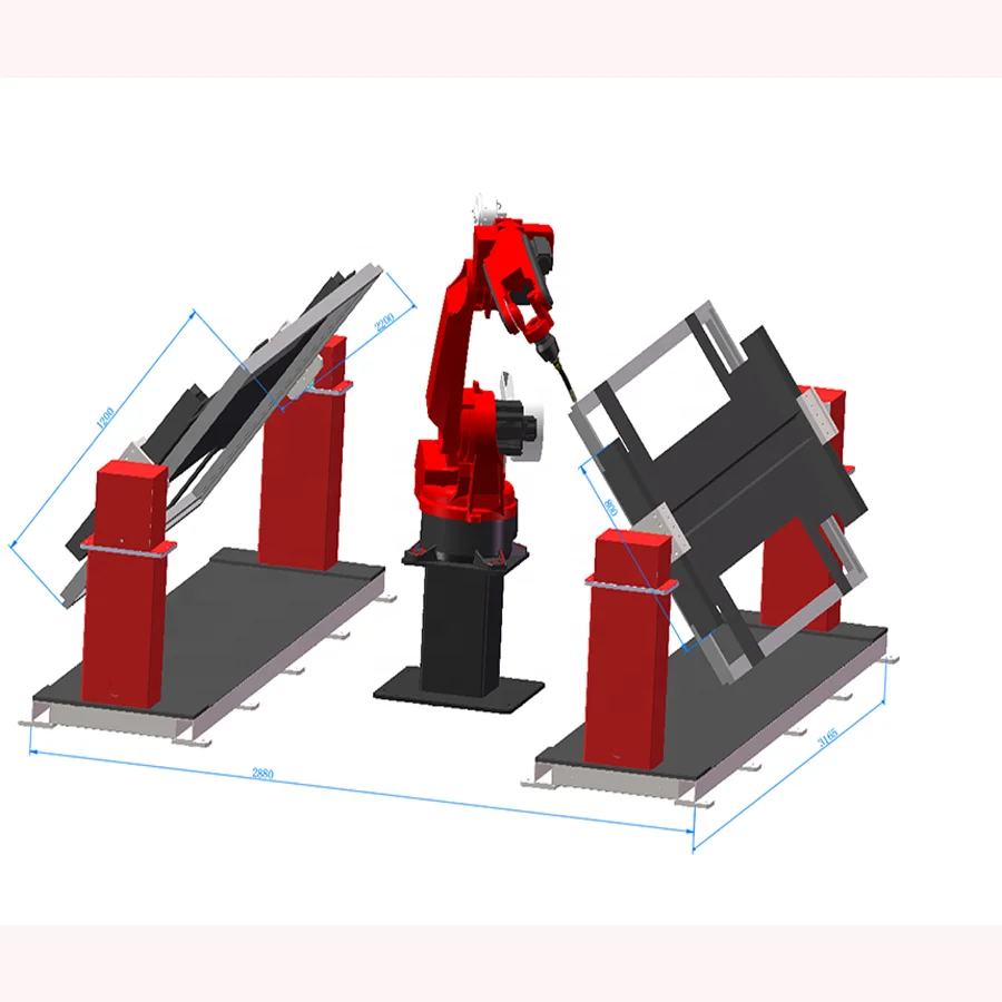 Automatic One Axis Positioner Industrial Robot Welding Station JHY CE