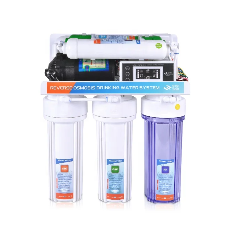 home appliances household ro water purifier TDS display 6 stage reverse osmosis system water filter household