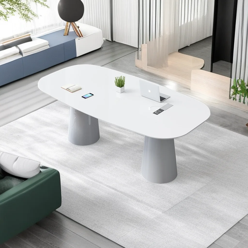 simple style small conference table conference desk table office meeting table for meeting room conference room
