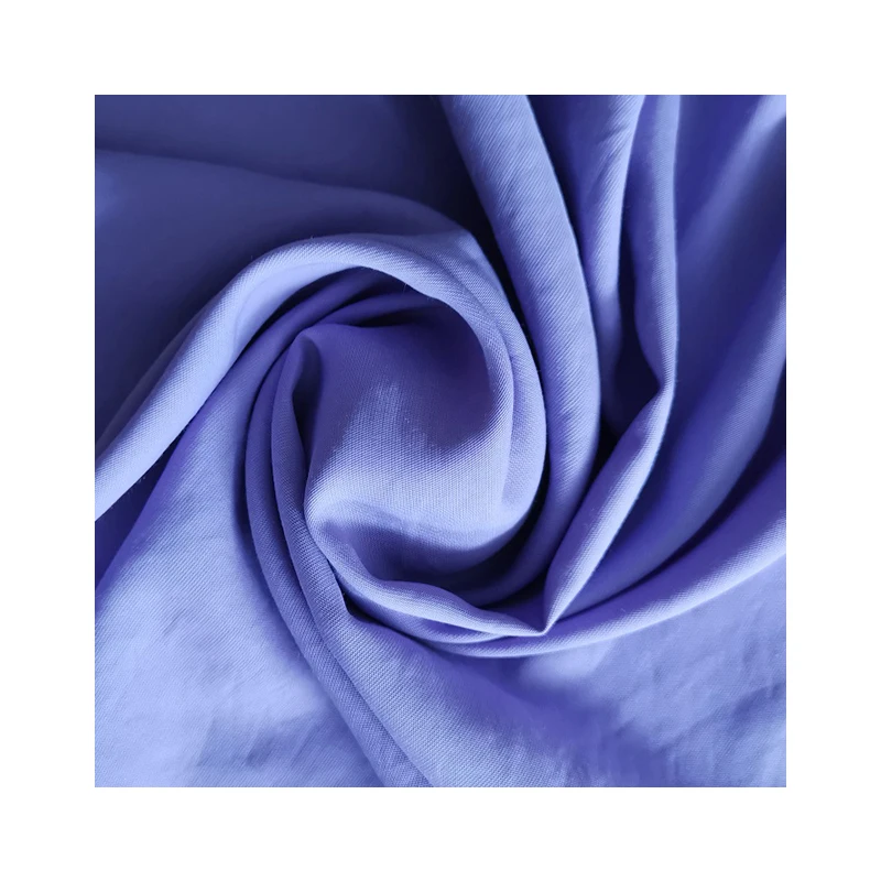 WOVEN 70 Rayon 30Nylon  NR IMITATED CUPRO TWILL FABRIC FOR DRESS