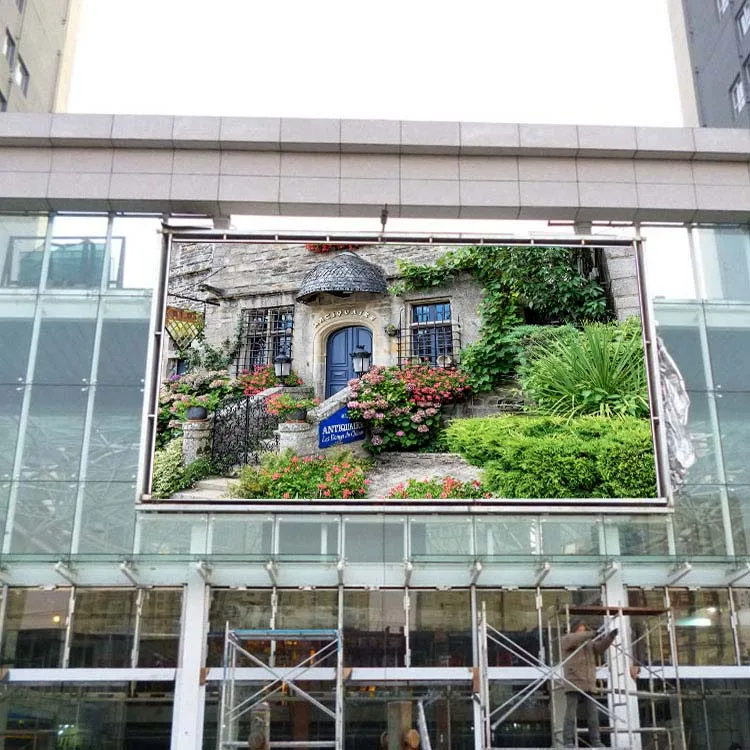 Square Media Store Waterproof P2.5 outdoor led display advertising