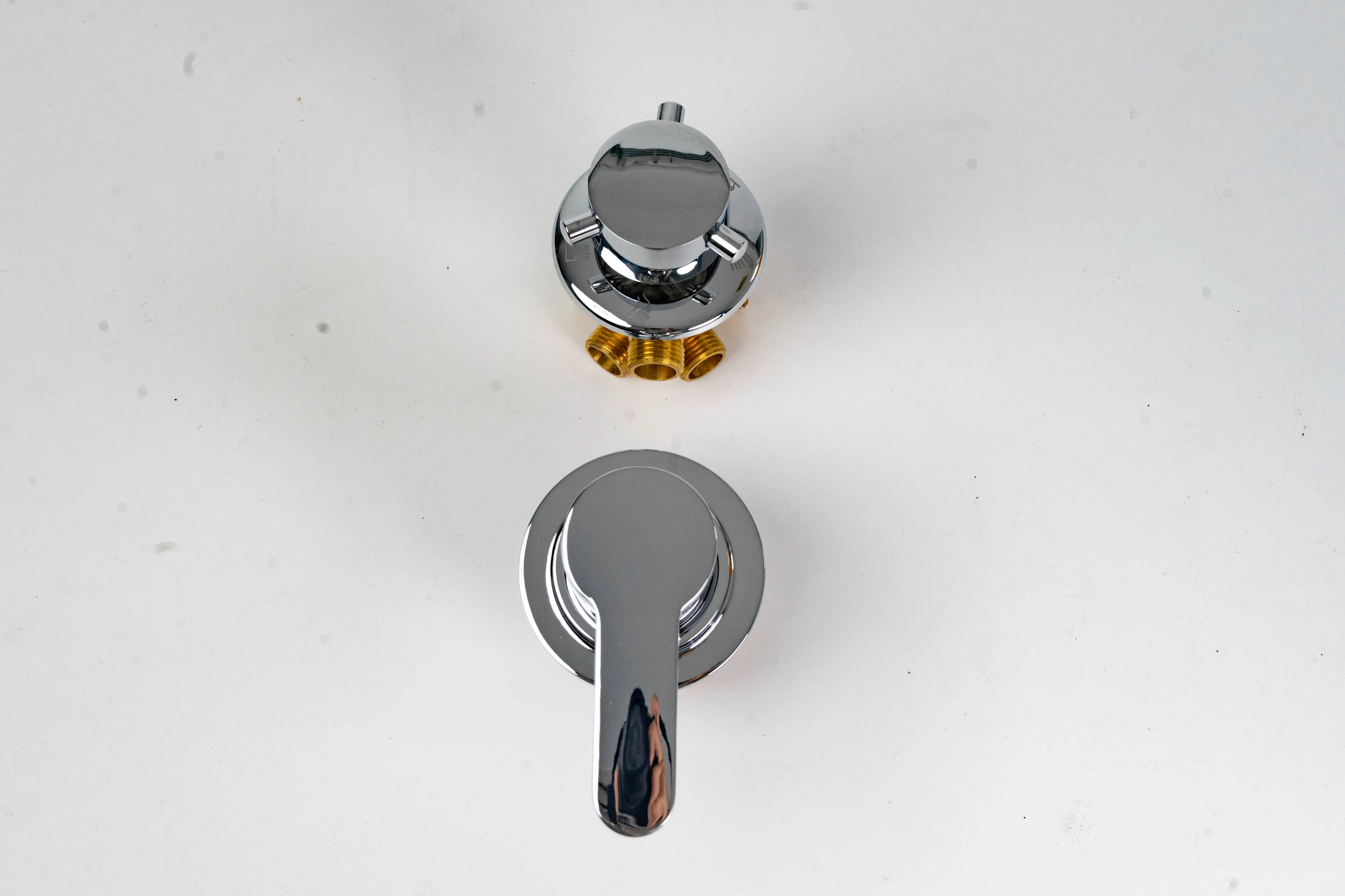 Hydrorelax Full copper concealed thermostatic shower valve rotary control bathtub shower faucet