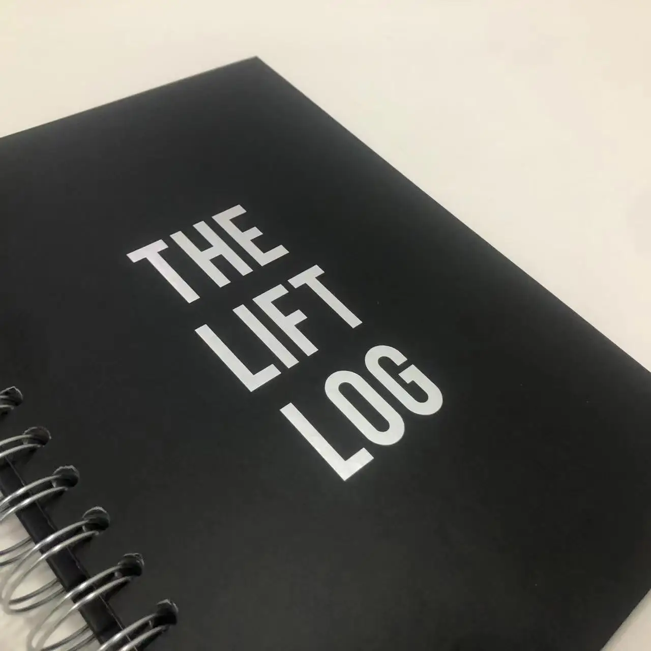 Custom printing hardcover daily workout log book fitness journal gym planner